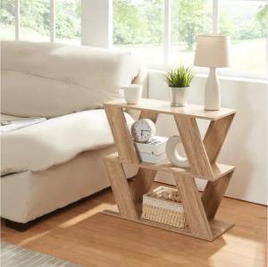 en.casa Beistelltisch, »Nome« 60x22x57cm Eicheoptik