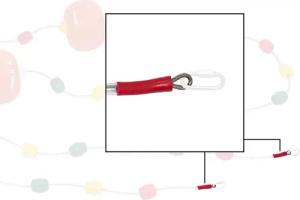 Endbefestigung für Absperrleine Wasserball Unisex