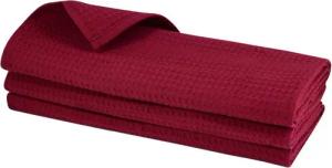 Engelland Geschirrtuch Poliertuch, (Vorteils-Set, 3-tlg., Waffel-Pique), 100 % Baumwolle, integrierte Aufhängeschlaufe, 70 x 50 cm