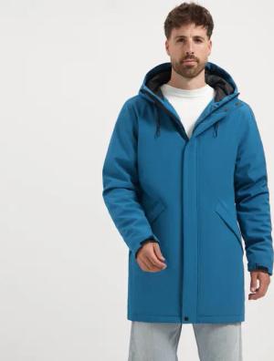 Enok Herren - Softshell Winterjacke - Gepolstert - Blau