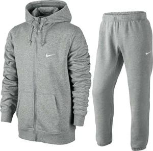 Ensemble de survêtement complet Nike Club Fleece pour homme Gris