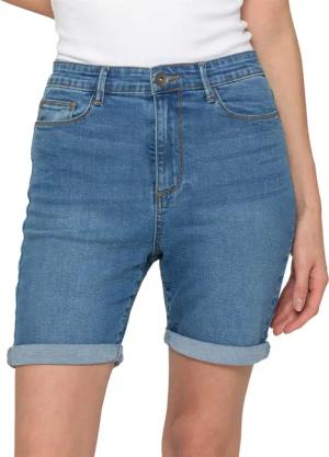 Enzo | Womens Skinny Denim Shorts