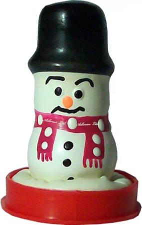 ERCO Kondome Scherzkondom Variante: Schneemann, 1 St., Scherz-Kondom, witzige Geschenkidee, handbemaltes Spaßkondom, Kondom mit Figur