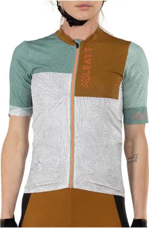 Ergonomisches MTB-Trikot Endurance 5.0  aus Ice-Yarn-Gewebe Weiß Damen