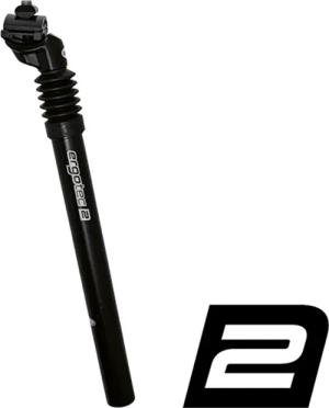 Ergotec Gefederte Patentsattelstütze SP-3.0 Aluminium Ø=309mm L=350mm schwarz