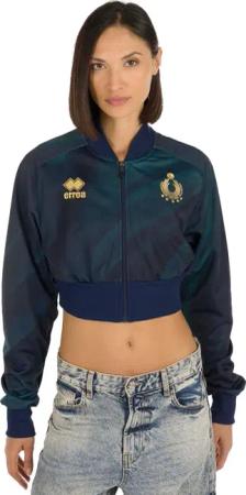 Errea Italienische National-Volleyballjacke, Kurzes Sweatshirt Dame