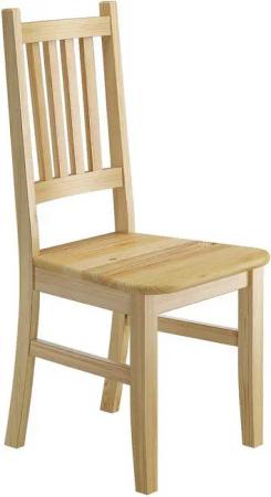 ERST-HOLZ Esszimmerstuhl Schlichter Holz-Küchenstuhl Massivholzstuhl Esszimmerstuhl Kiefer