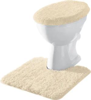 Erwin Müller Badematte Stand-WC-Set "Rhodos" 2-teilig, Gummizug:, eckig mit Ausschnitt, Uni