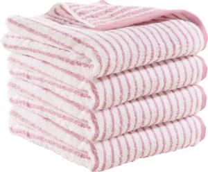 Erwin Müller Handtuch Handtuch "Konstanz" 4er-Pack Streifen, Jacquard, Walk-Frottier Streifen