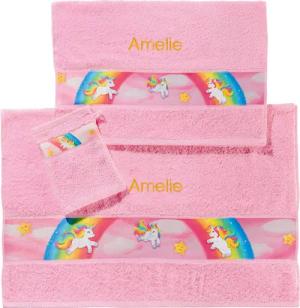 Erwin Müller Handtücher Kinder-Frottier-Set 3-teilig, Walk-Frottier Uni