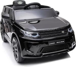 ES-Toys Kinder Elektroauto Land Rover Discovery 5 EVA-Reifen Bluetooth Musik MP3 schwarz