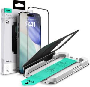 ESR Displayschutzglas Tempered-Glass Displayschutz für iPhone 17 Pro Max, UltraFit Aufbringhilfe, Kratzfest, gehärtetes Glas