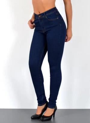 ESRA Skinny-fit-Jeans S800 Damen Jeanshose Skinny Leg High Waist Jeans Stretch