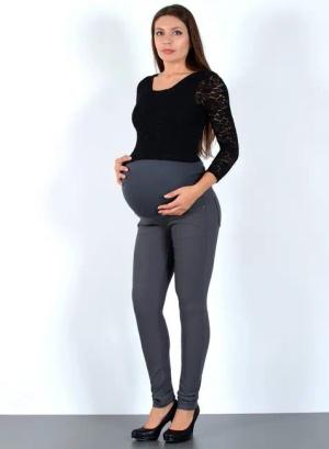 ESRA Umstandsjeans Skinny Fit Schwangerschaftshose mit elastischem Bund J530 Schwangerschaftsjeans mit hoher Leibhöhe und Stretch