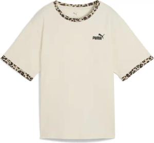 Essentials Animal-Print Relaxed T-Shirt Damen PUMA