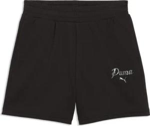 Essentials Script High-Waist 5" Shorts Damen PUMA