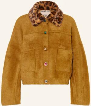 ESSENTIEL ANTWERP Kunstfell-Blouson