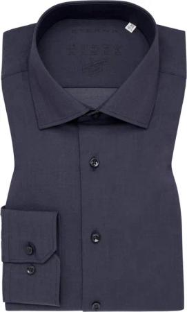 Eterna Unifarbenes Stretch-Hemd mit extralangem Arm