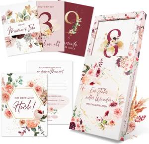 Eulentaler Geschenkkarte I 48 Meilensteinkarten I Mein 1. Jahr I, Von Pädagogen gestaltet I Mit handgemalte Illustrationen