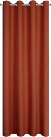 Eurofirany Vorhang Einfarbiger Vorhang – Blickdichter Stoff mit matter Oberfläche, Ösen, Satinbindung, pflegeleicht, 140 g/m² – 100 % Polyester