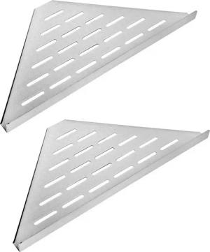 euroharry Duschablage Eckablage Duschablage Edelstahl Duschkorb für Badezimmer, 2-tlg.