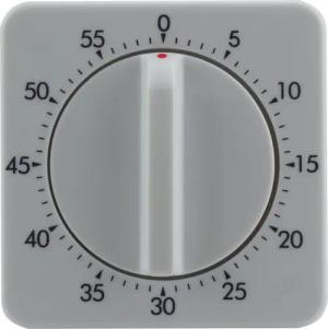 EUROTIME Intervall-Timer EUROTIME Mechanischer Kurzzeitmesser 60 Minuten Laufzeit