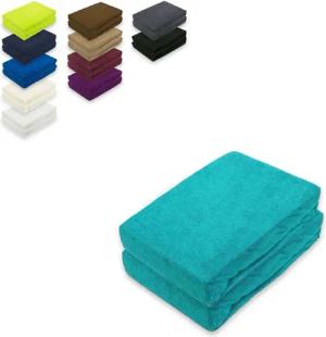 EXKLUSIV HEIMTEXTIL Spannbettlaken Doppelpack Frottee Spannbettlaken, Frottee, Gummizug: rundum