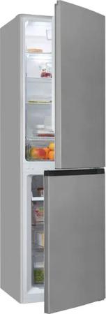 exquisit Kühl-/Gefrierkombination KGC250-85--040D inoxlook, 180,5 cm hoch, 54,5 cm breit