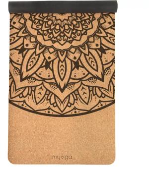 Extra große Kork-Yogamatte - Mandala