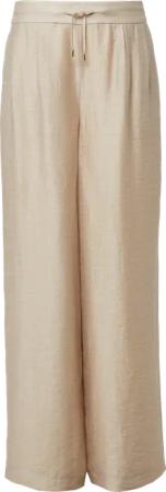 Extra-Wide-Leg-Hose aus Leinenmix