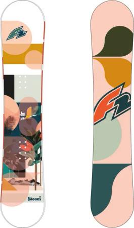 F2 Junior Snowboard Bloom - Rookie Girl Freeride/Freestyle 125 cm  Apricot 2025