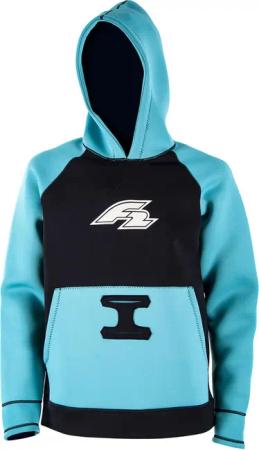F2   Neopren Oberteil Kite Hoodie 4/3mm L Türkis 2024/25