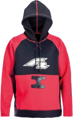 F2   Neopren Oberteil Kite Hoodie 4/3mm S Rot 2024/25