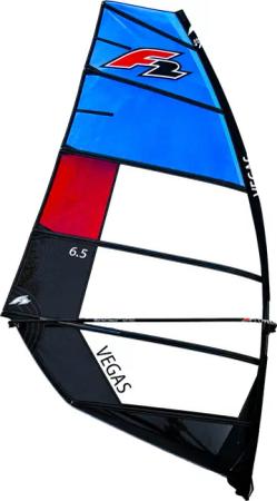 F2  Sale Windsurf Segel Vegas Team  9qm Blau/Schwarz Modell 2022 NEU