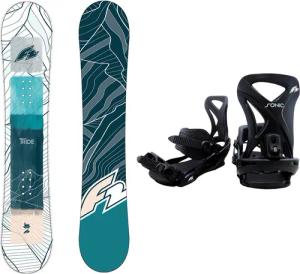 F2 Set Snowboard T-Ride Wood Weiss 154cm + Sonic Pro Bindung L