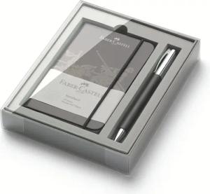 Faber-Castell Kugelschreiber 149623 Geschenkset Kugelschreiber Ambition Edelharz, 2-teilig, schwarz