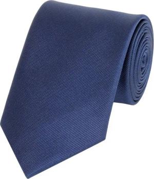 Fabio Farini Krawatte elegante Dunkelblaue Herren Krawatten - Schlips in 8cm (ohne Box, Unifarben) Breit (8cm), Enzianblau