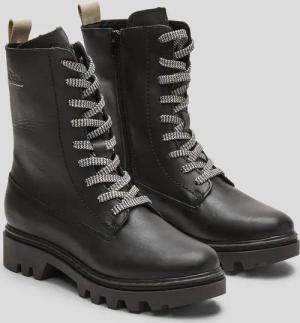 Fabricmix-Boots mit Kontrastdetails
