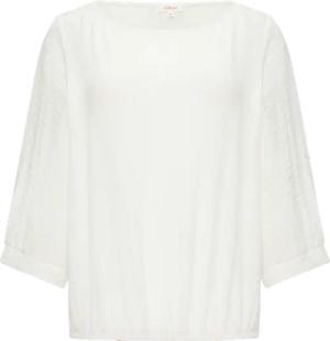 Fabricmix-Shirt im Relaxed Fit mit weitem Ärmel