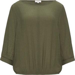 Fabricmix-Shirt im Relaxed Fit mit weitem Ärmel