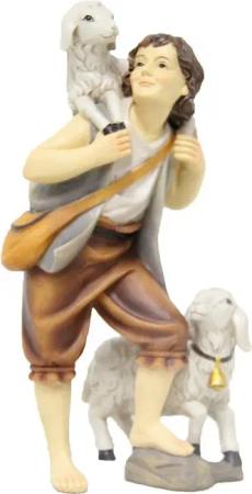 FADEDA Krippenfigur FADEDA Hirte mit Schafen, Höhe in cm: 9 (1 St)