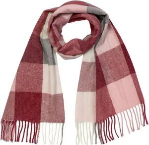 Faera Modeschal Weicher Strick Schal mit Fransen - Stilvoller Winter Halswärmer, (1-St), 9408 in Bordeaux