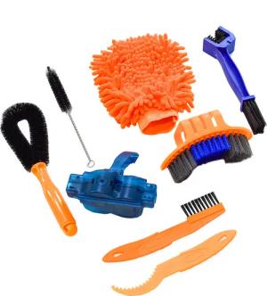 Fahrrad- und Kettenreinigungsset 8-teilig