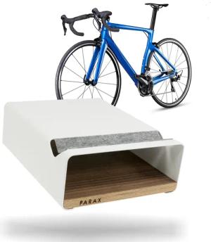 Fahrrad Wandhalterung - Holz und Aluminium - Regalboden - Weiß - S-RACK