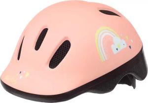 Fahrradhelm für Babys Komfort & Sicherheit Regenbogen Rosa