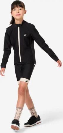 Fahrradjacke 500 Kinder schwarz