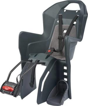 Fahrradkindersitz Hinten Rahmen Koolah Kohlegrau / Creme