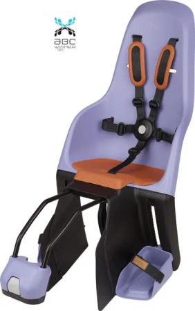 Fahrradkindersitz Hinten Rahmen MINIA Galaxie-Lila