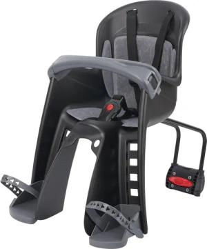 Fahrradsitz mit vorderer Rahmenbefestigung Bilby Schwarz