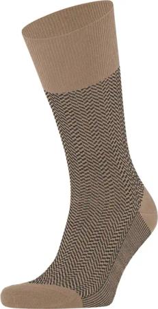 Falke Airport Herringstripe Socke Beige - Größe 43-46